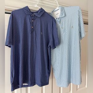 Izod Men’s Polo Golf Shirts - Lot of 2